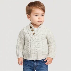 Cat & Jack Toddler Cable Knit Sweater Sz 18mo